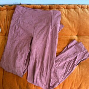 Lululemon Groove Super-High-Rise Flared Pant Nulu Brier Rose Size 8